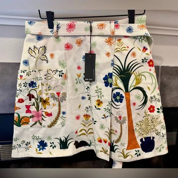 NWT THE KIT. Palampore Cargo Wrap Skirt | Size Large - Picture 2 of 8